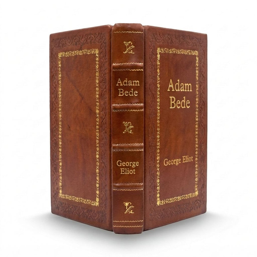 Adam Bede by George Eliot — handcrafted leather bound edition with gold embossing