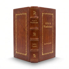 Alice’s Adventures in Wonderland by Lewis Carroll handcrafted leather bound edition