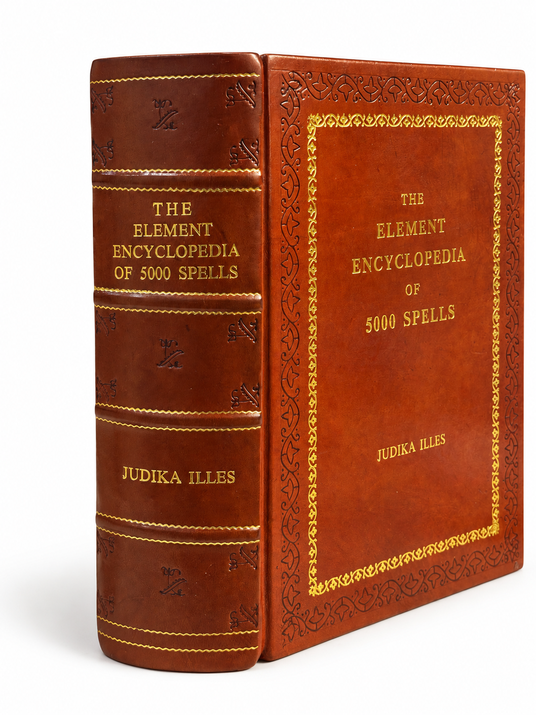 The Element Encyclopedia of 5000 Spells by Judika Illes | Leather Bound Book |