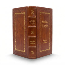 Arsène Lupin, Gentleman Burglar by Maurice Leblanc handcrafted leather bound edition