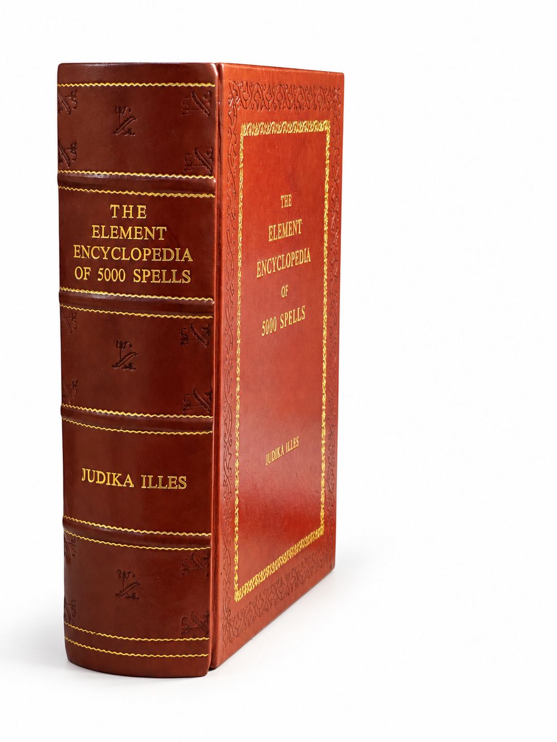 The Element Encyclopedia of 5000 Spells by Judika Illes | Leather Bound Book |