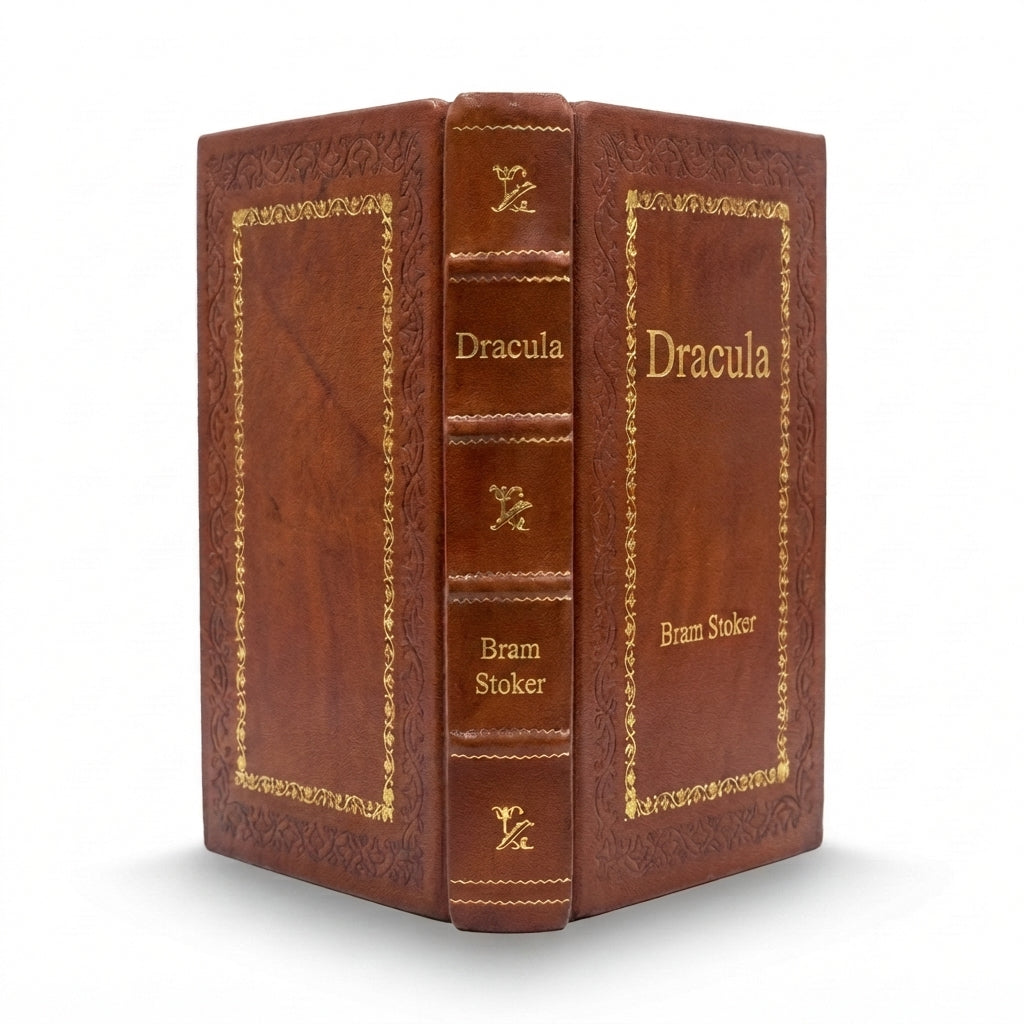 Dracula by Bram Stoker handcrafted leather bound edition