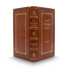 Five Children and It by E. Nesbit handcrafted leather bound edition