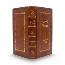 Good Wives by Louisa May Alcott handcrafted leather bound edition
