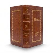 Heidi by Johanna Spyri handcrafted leather bound edition