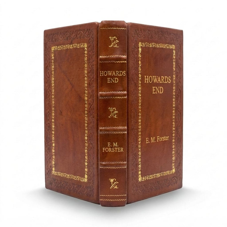 Howards End by E. M. Forster — handcrafted leather bound edition with gold embossing