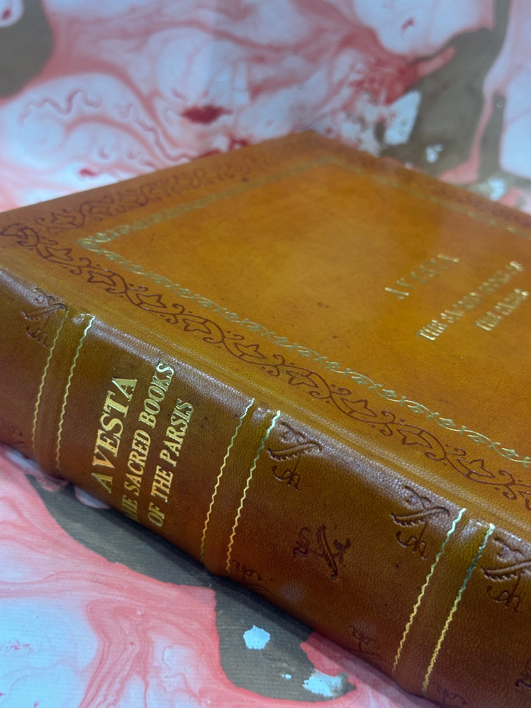 The Avesta: Sacred Books of the Parsis | Leather Bound Edition