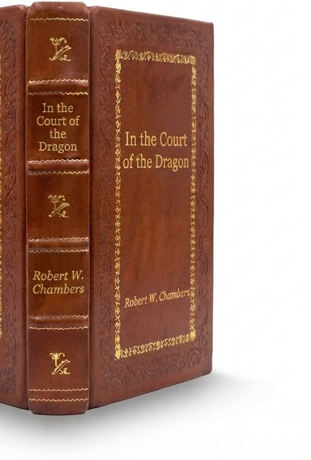In the Court of the Dragon by Robert W. Chambers — handcrafted leather bound edition with gold embossing