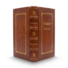 Ivanhoe by Walter Scott handcrafted leather bound edition