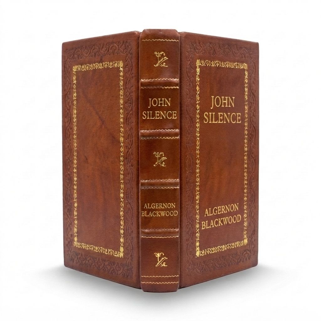 John Silence by Algernon Blackwood — handcrafted leather bound edition with gold embossing