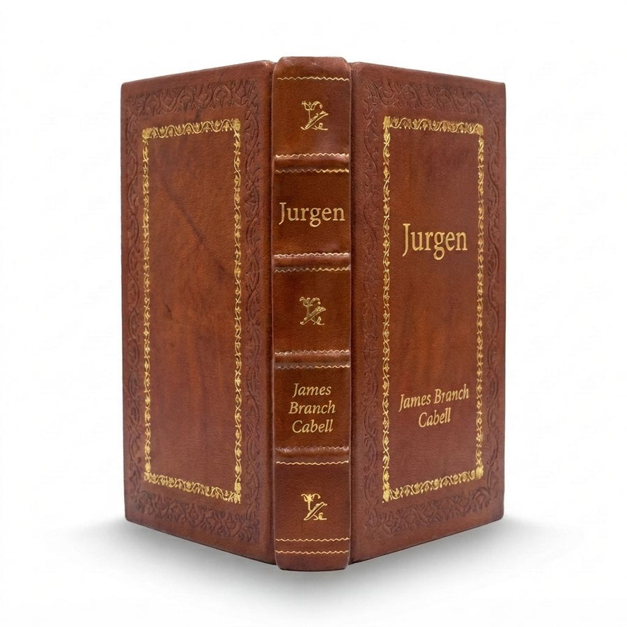 Jurgen by James Branch Cabell — handcrafted leather bound edition with gold embossing