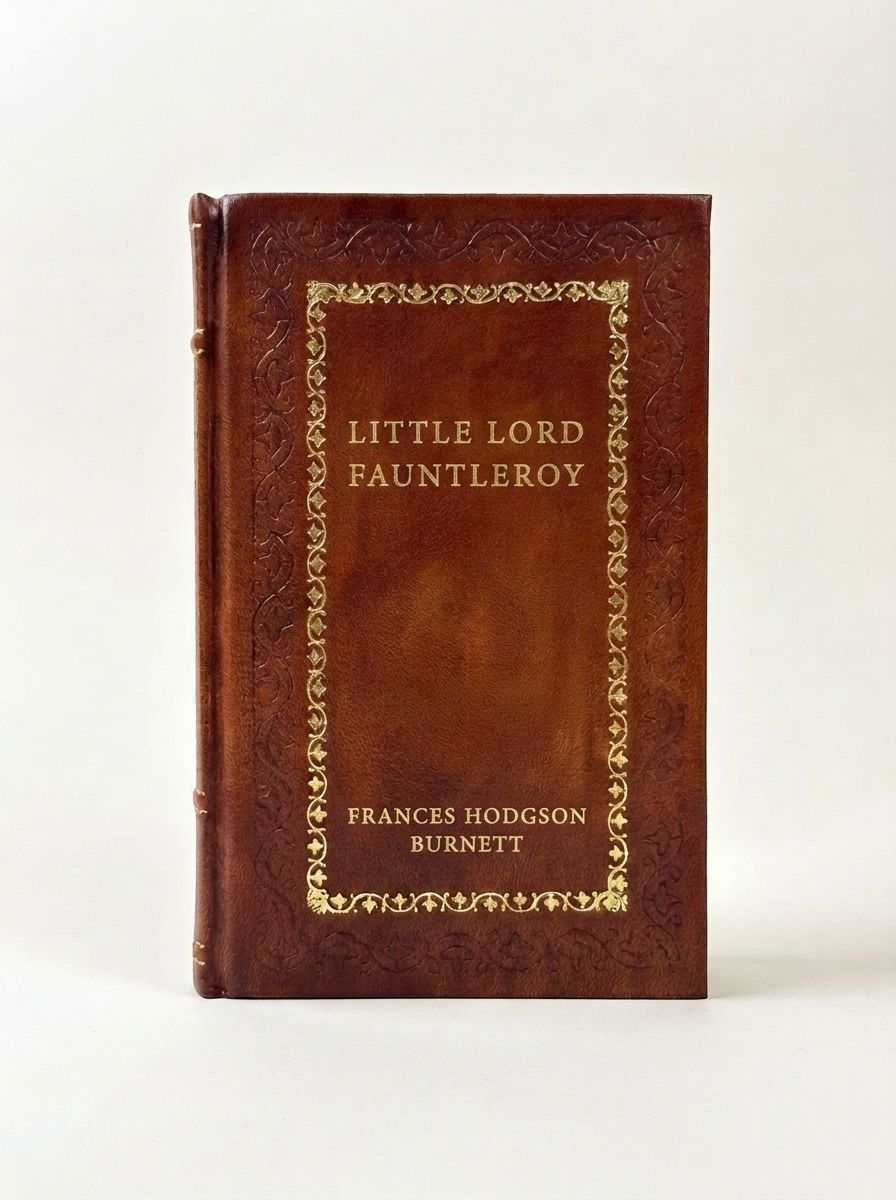 Little Lord Fauntleroy by Frances Hodgson Burnett — handcrafted leather bound edition with gold embossing