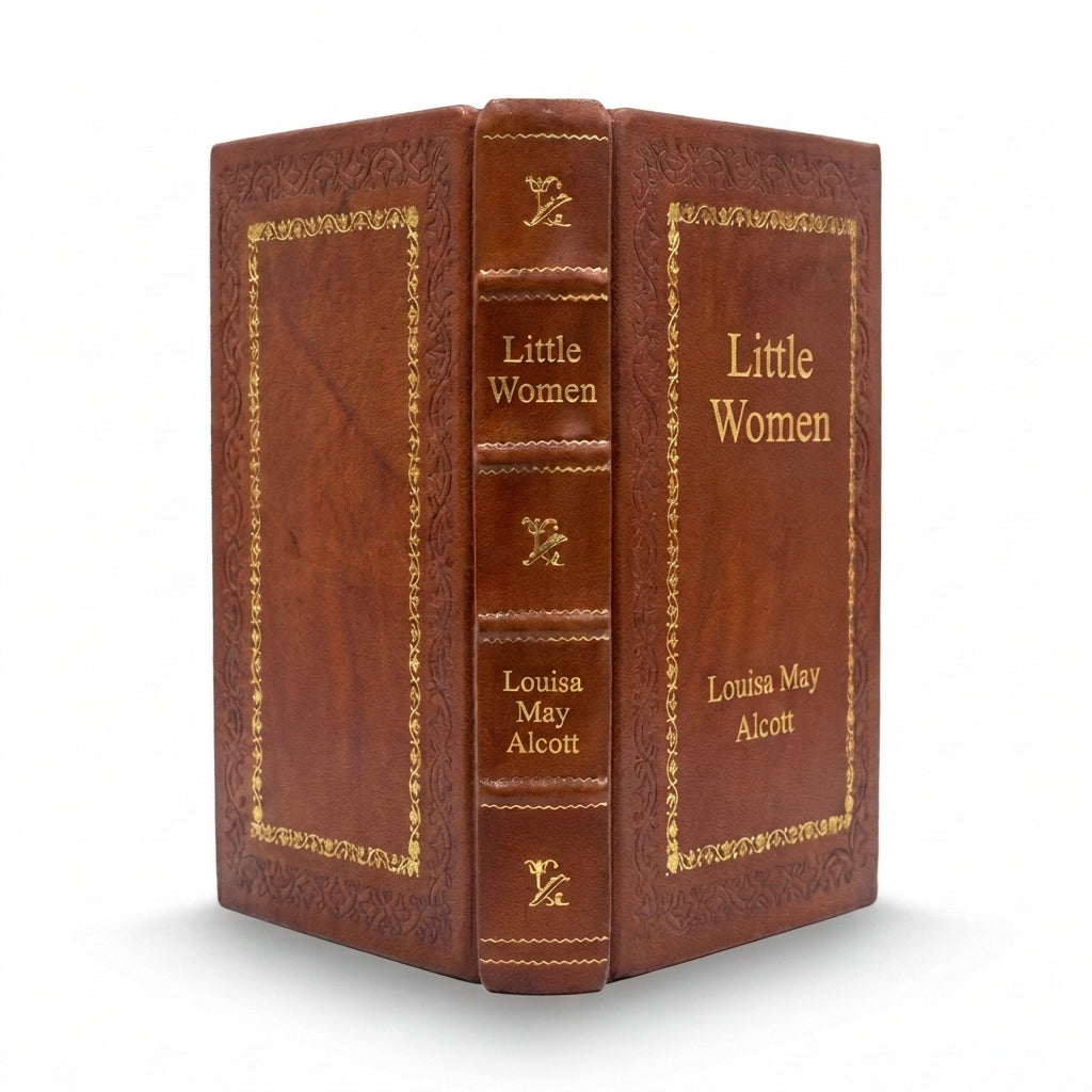 Little Women by Louisa May Alcott handcrafted leather bound edition