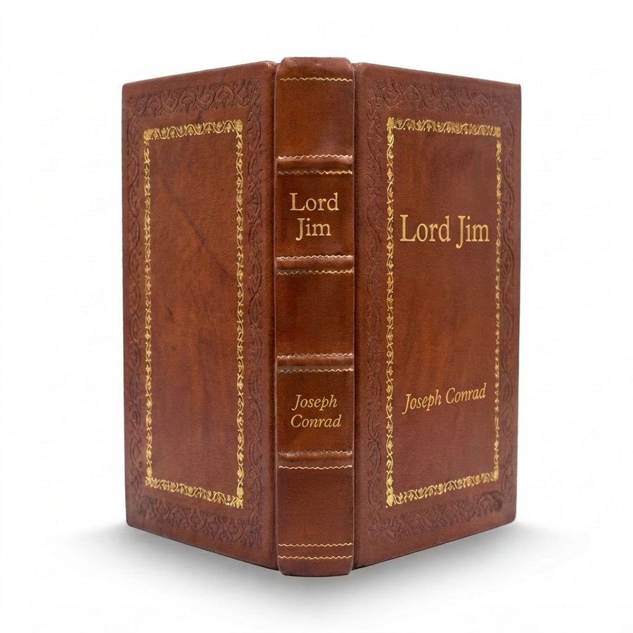 Lord Jim by Joseph Conrad — handcrafted leather bound edition with gold embossing
