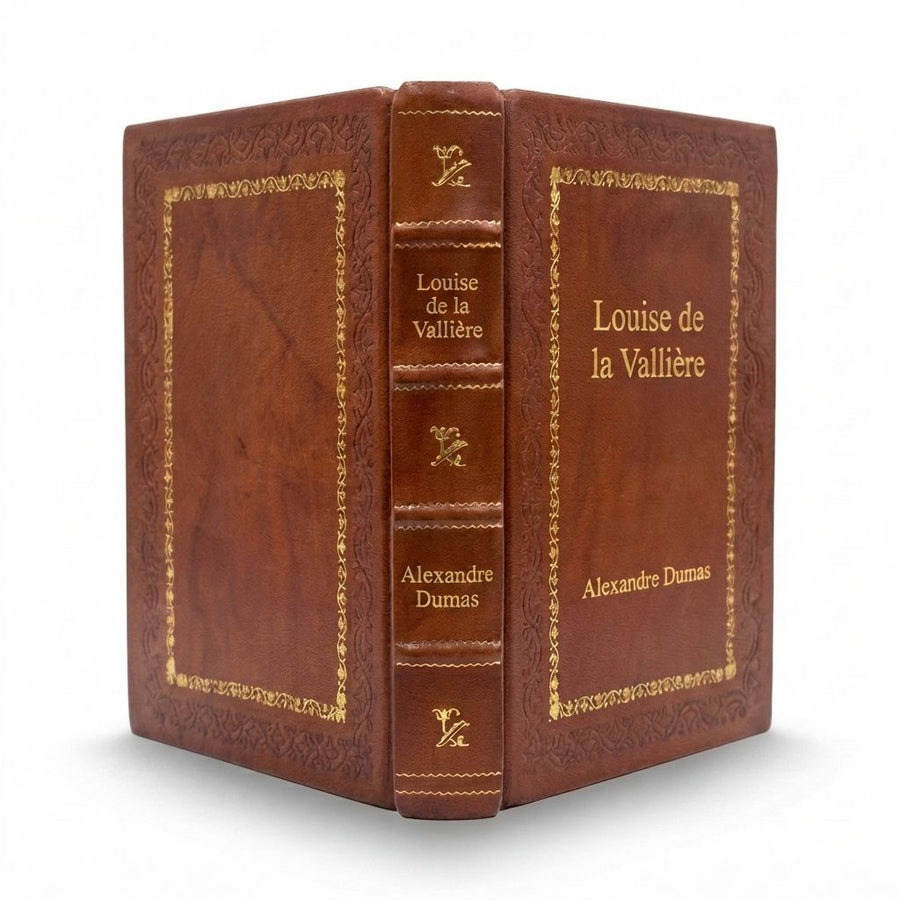 Louise de la Vallière by Alexandre Dumas — handcrafted leather bound edition with gold embossing
