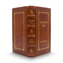 Mansfield Park by Jane Austen handcrafted leather bound edition