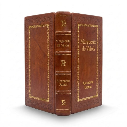 Marguerite de Valois by Alexandre Dumas — handcrafted leather bound edition with gold embossing