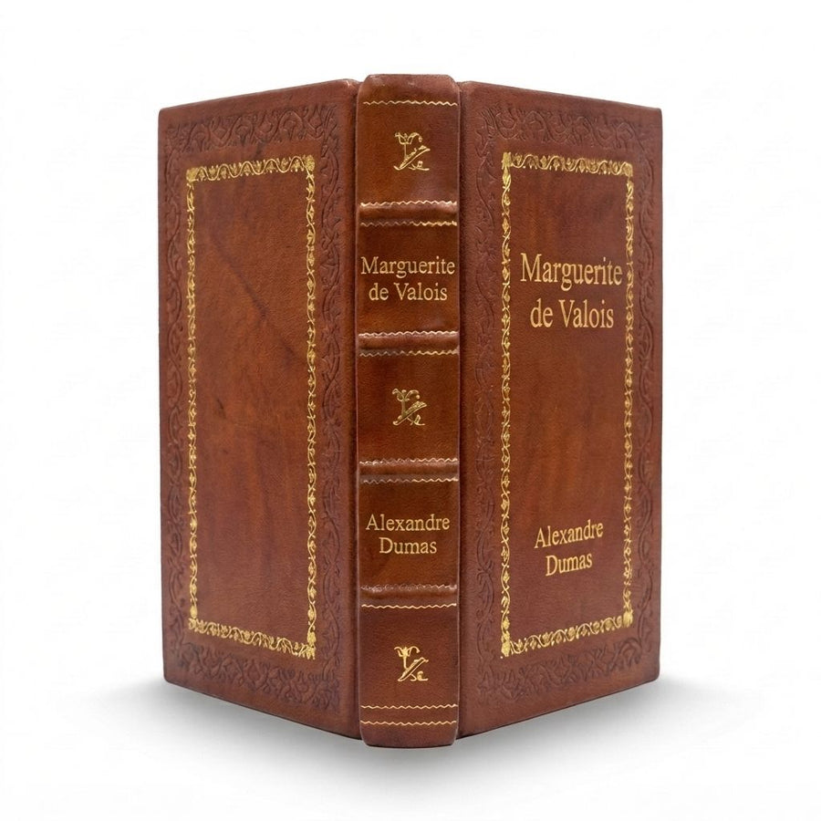 Marguerite de Valois by Alexandre Dumas — handcrafted leather bound edition with gold embossing