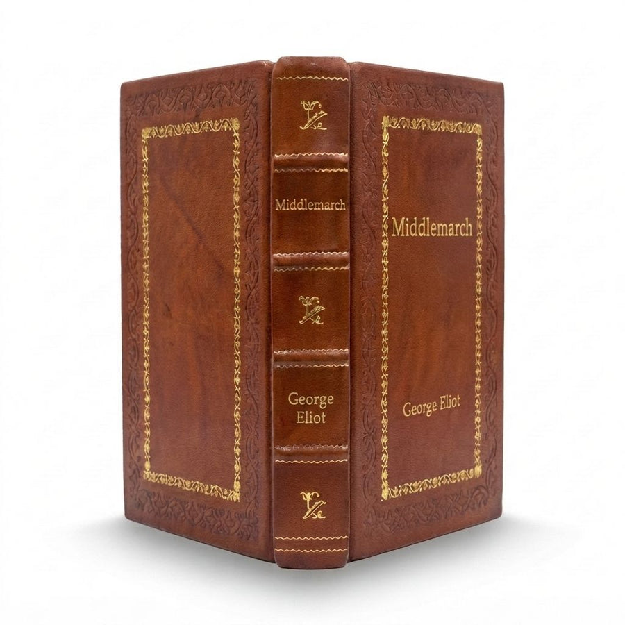 Middlemarch by George Eliot — handcrafted leather bound edition with gold embossing