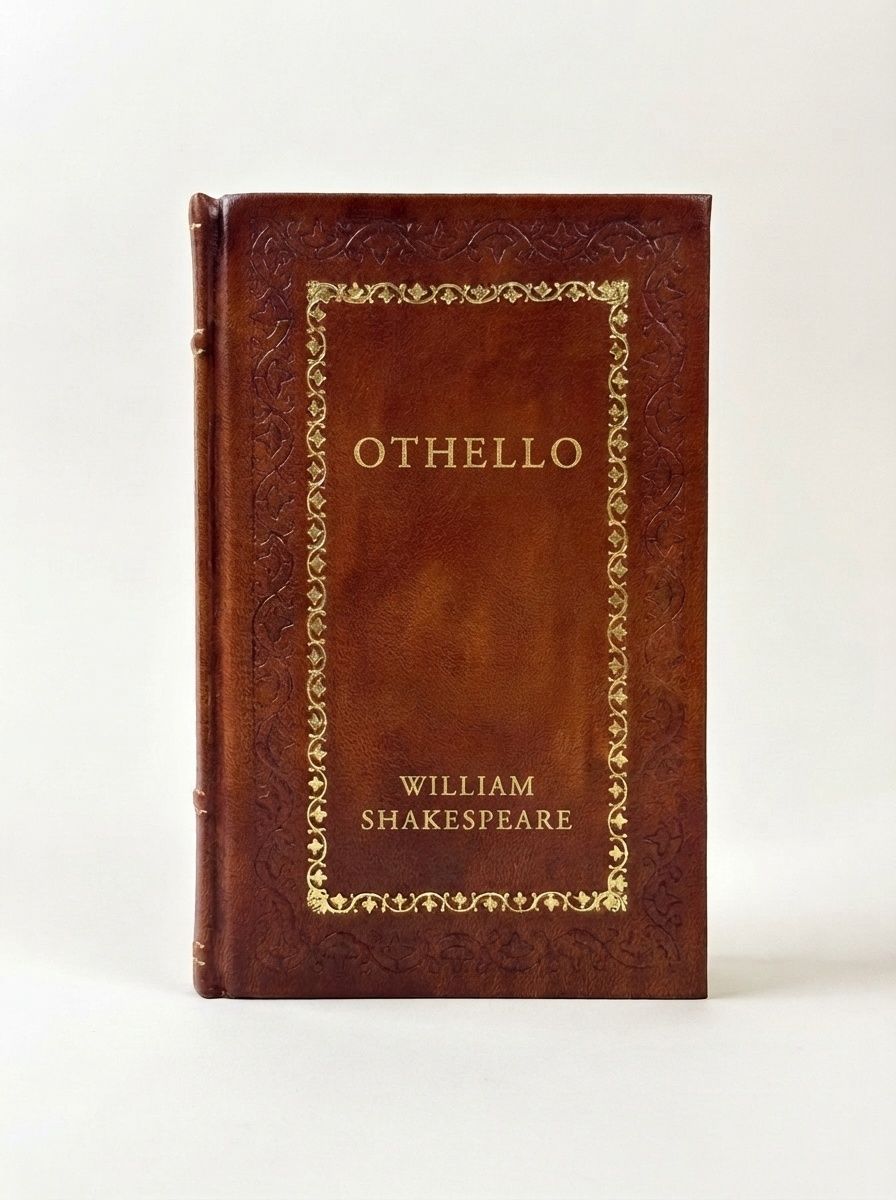 Othello by William Shakespeare — handcrafted leather bound edition with gold embossing