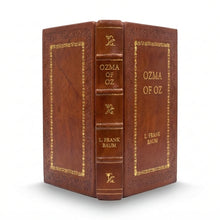 Ozma of Oz by L. Frank Baum handcrafted leather bound edition