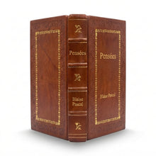 Pensées by Blaise Pascal handcrafted leather bound edition