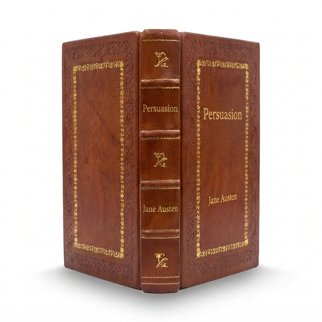 Persuasion by Jane Austen handcrafted leather bound edition