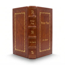 Peter Pan by J. M. Barrie handcrafted leather bound edition