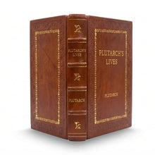 Plutarch’s Lives by Plutarch handcrafted leather bound edition
