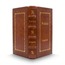 Politics by Aristotle handcrafted leather bound edition