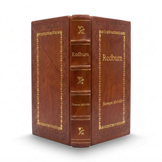 Redburn by Herman Melville — handcrafted leather bound edition with gold embossing