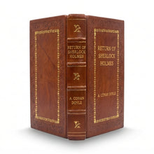 The Return of Sherlock Holmes by Arthur Conan Doyle handcrafted leather bound edition