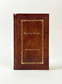 Rip Van Winkle by Washington Irving handcrafted leather bound edition