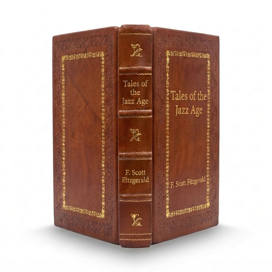 Tales of the Jazz Age by F. Scott Fitzgerald — handcrafted leather bound edition with gold embossing