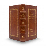 The Absolute at Large by Karel Čapek — handcrafted leather bound edition with gold embossing