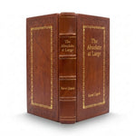 The Absolute at Large by Karel Čapek — handcrafted leather bound edition with gold embossing