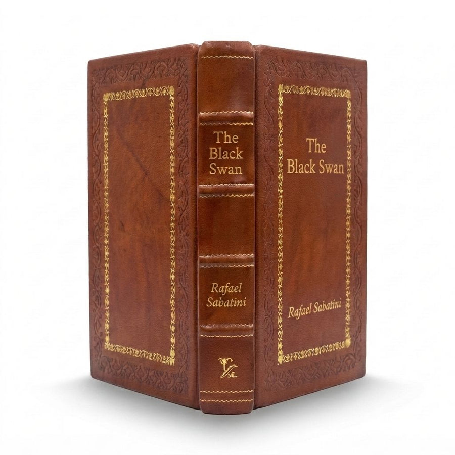 The Black Swan by Rafael Sabatini — handcrafted leather bound edition with gold embossing