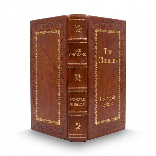 The Chouans by Honoré de Balzac — handcrafted leather bound edition with gold embossing
