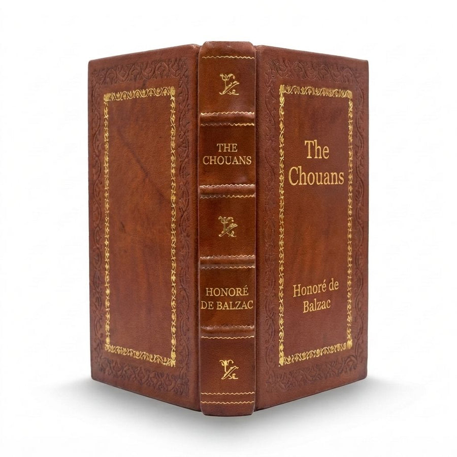 The Chouans by Honoré de Balzac — handcrafted leather bound edition with gold embossing