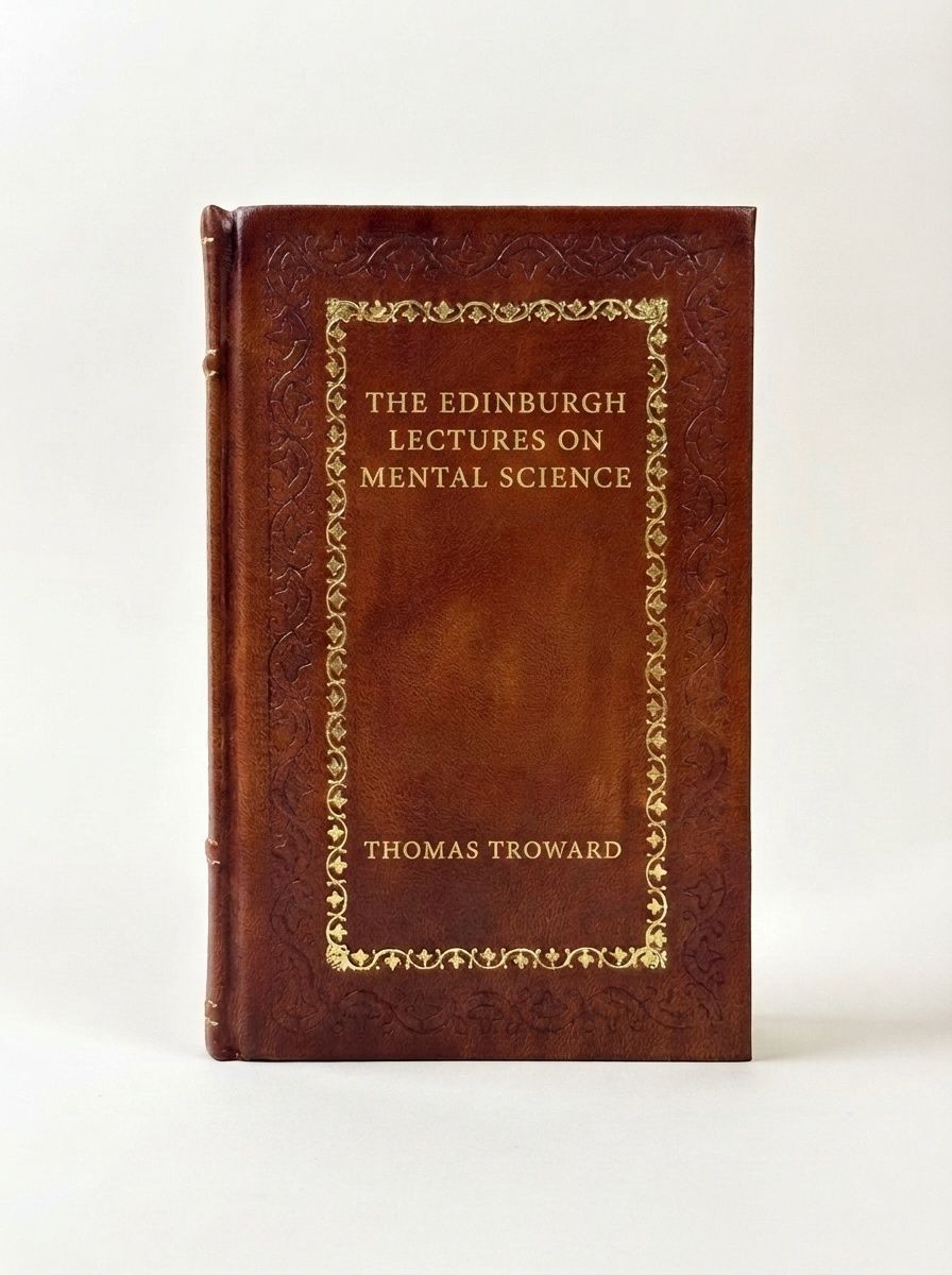 The Edinburgh Lectures on Mental Science by Thomas Troward — handcrafted leather bound edition with gold embossing