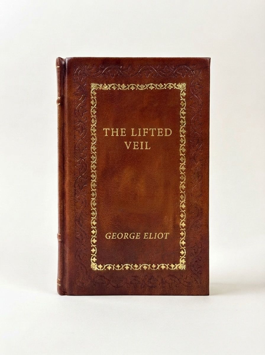 The Lifted Veil by George Eliot — handcrafted leather bound edition with gold embossing