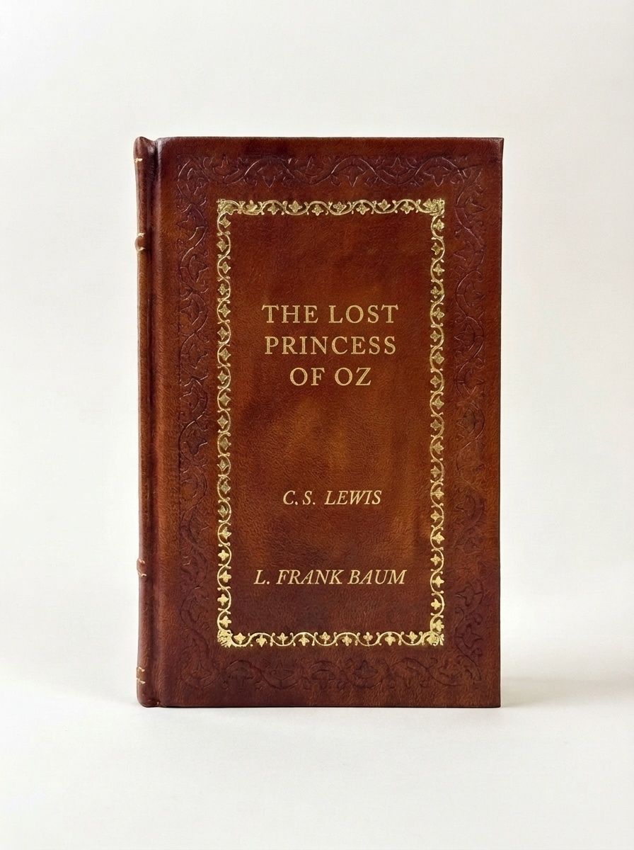 The Lost Princess of Oz by L. Frank Baum — handcrafted leather bound edition with gold embossing