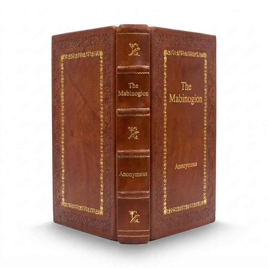 The Mabinogion by Anonymous — handcrafted leather bound edition with gold embossing