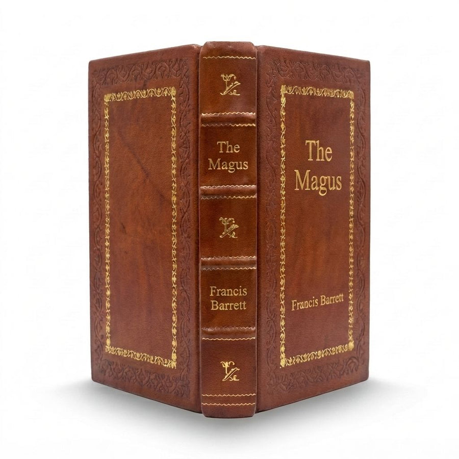 The Magus by Francis Barrett — handcrafted leather bound edition with gold embossing