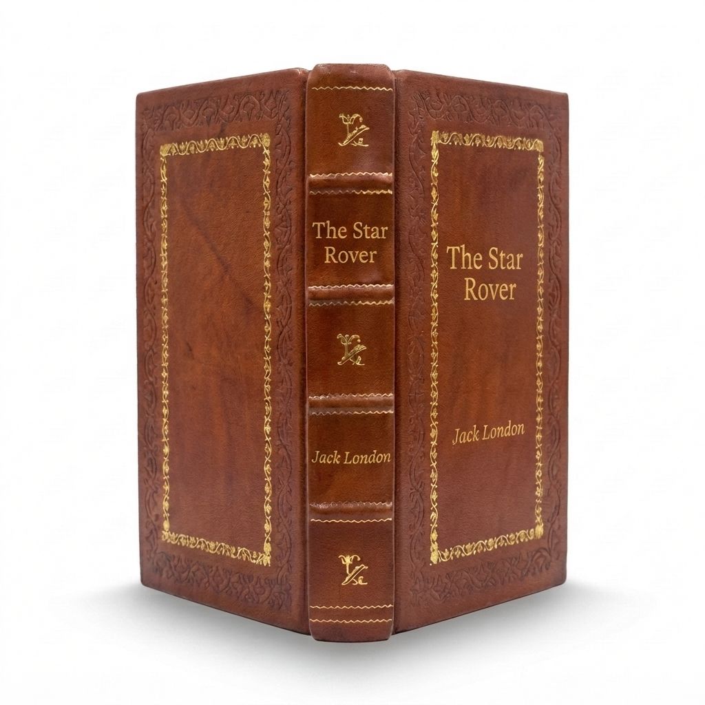 The Star Rover by Jack London — handcrafted leather bound edition with gold embossing