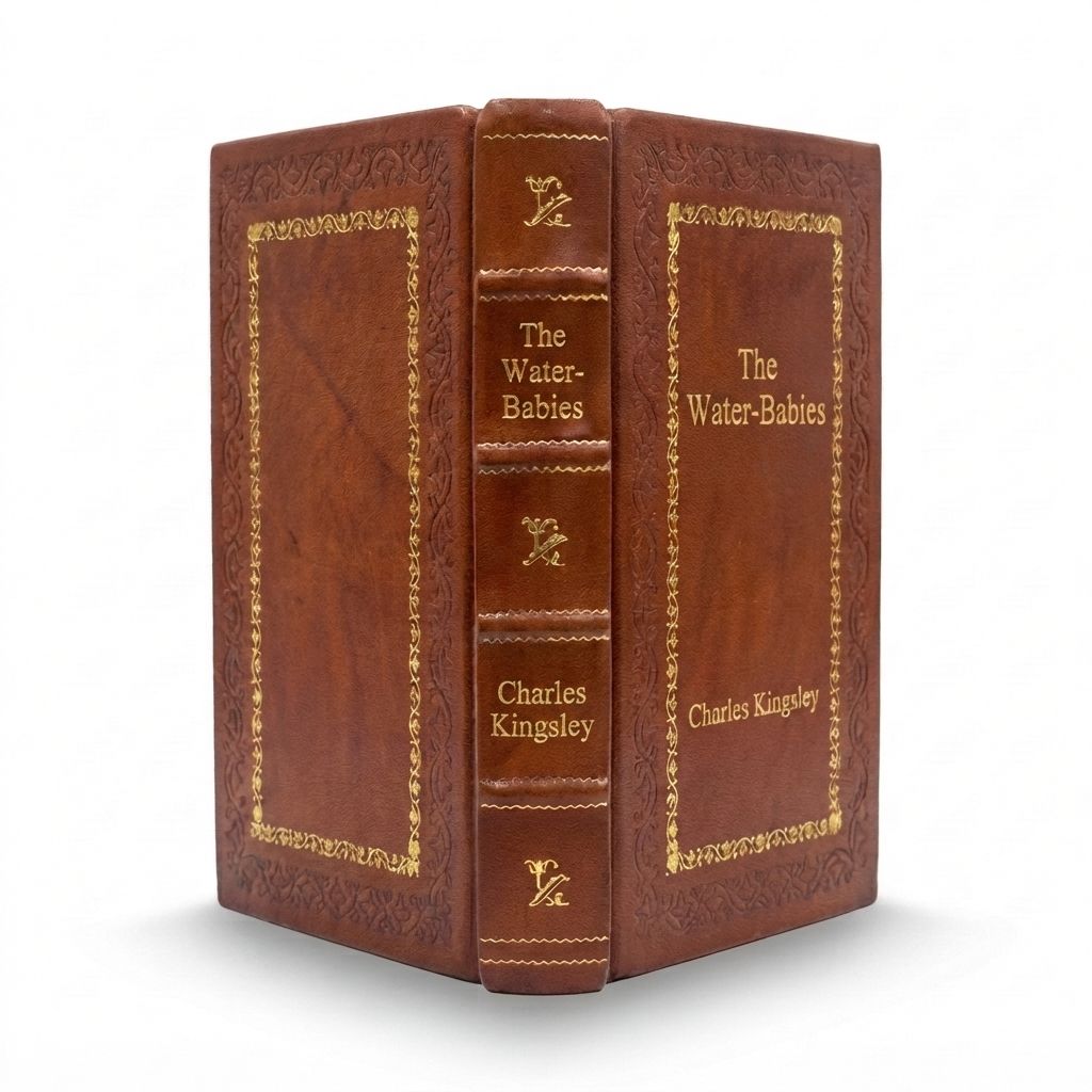 The Water-Babies by Charles Kingsley — handcrafted leather bound edition with gold embossing