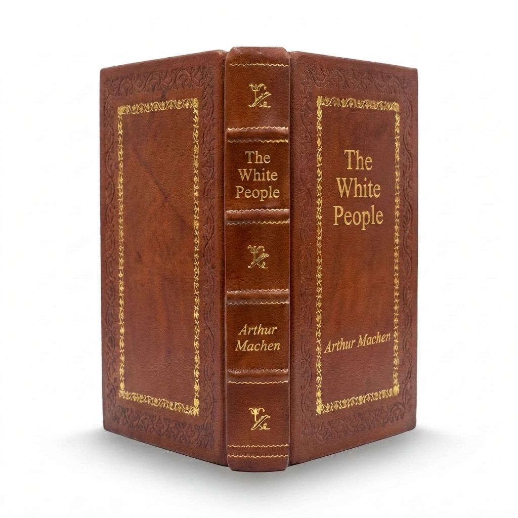 The White People by Arthur Machen — handcrafted leather bound edition with gold embossing