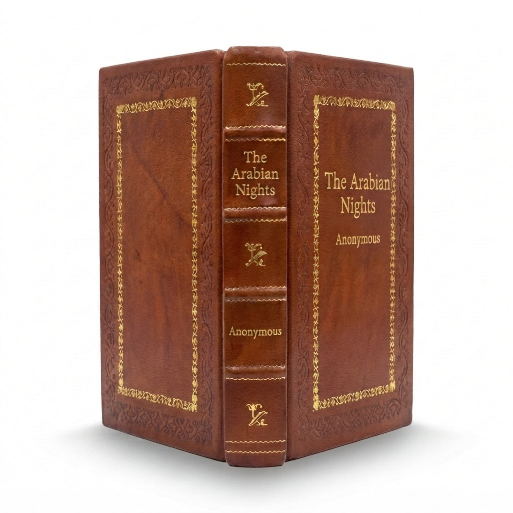 The Arabian Nights by Anonymous handcrafted leather bound edition