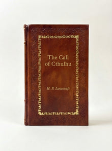 The Call of Cthulhu by H. P. Lovecraft handcrafted leather bound edition