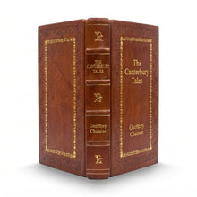 The Canterbury Tales by Geoffrey Chaucer handcrafted leather bound edition